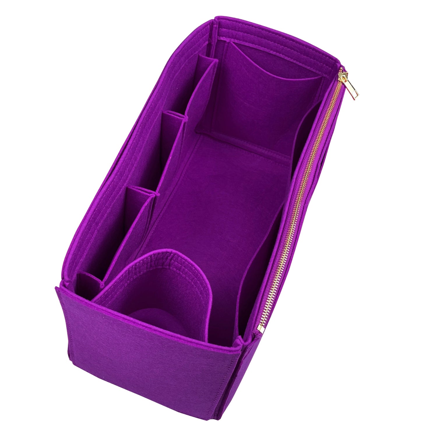 Organizer for [Cerf Large, Chanel] Bag Insert (Felt, Wide Open Pockets)