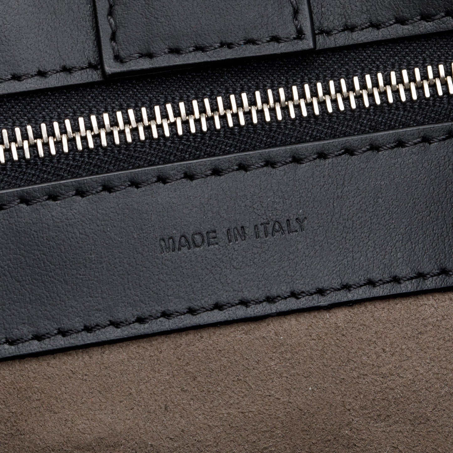 Fendi Black Calfskin Leather Medium F is Fendi Runaway Bag
