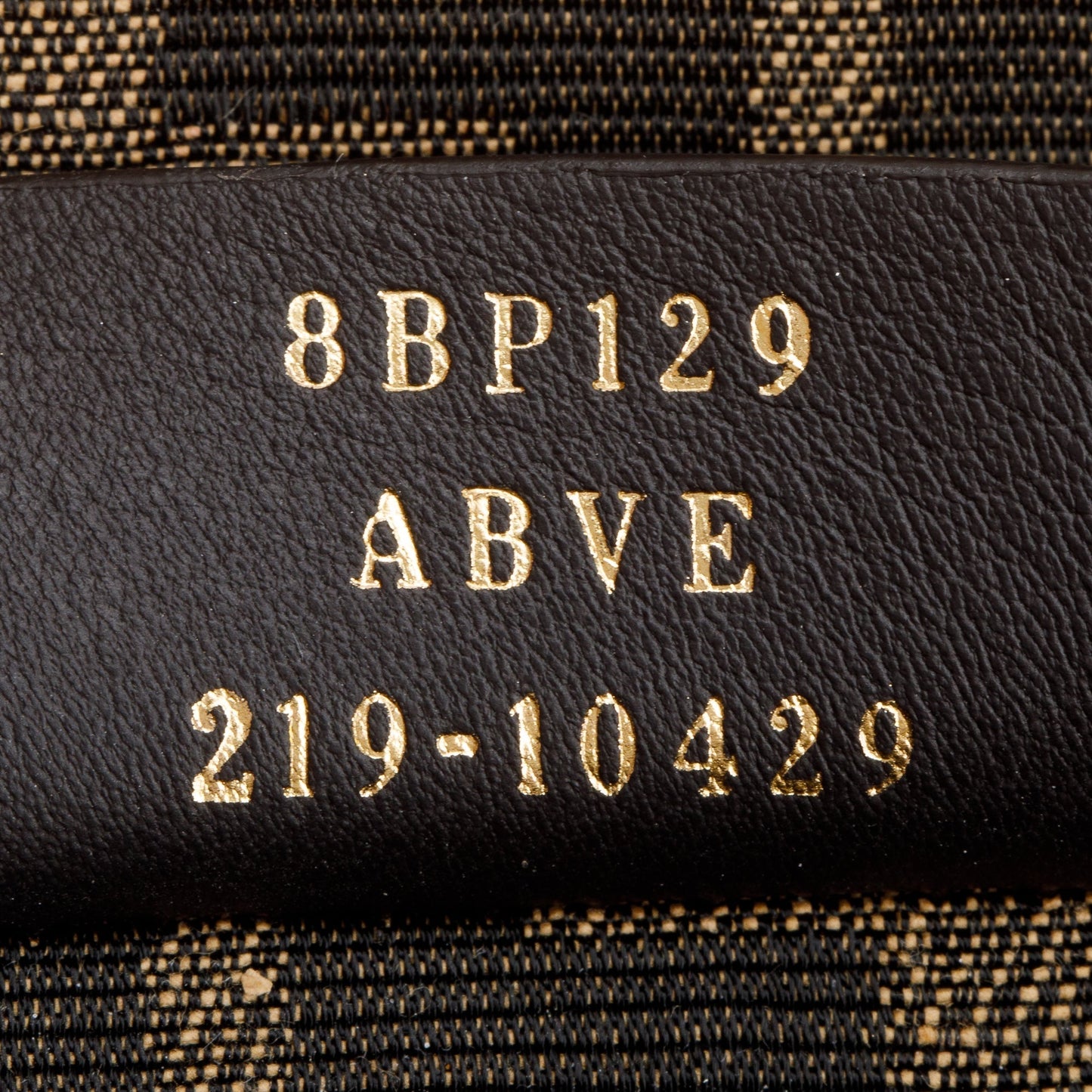 Fendi Black Nappa Leather Small Fendi First Bag