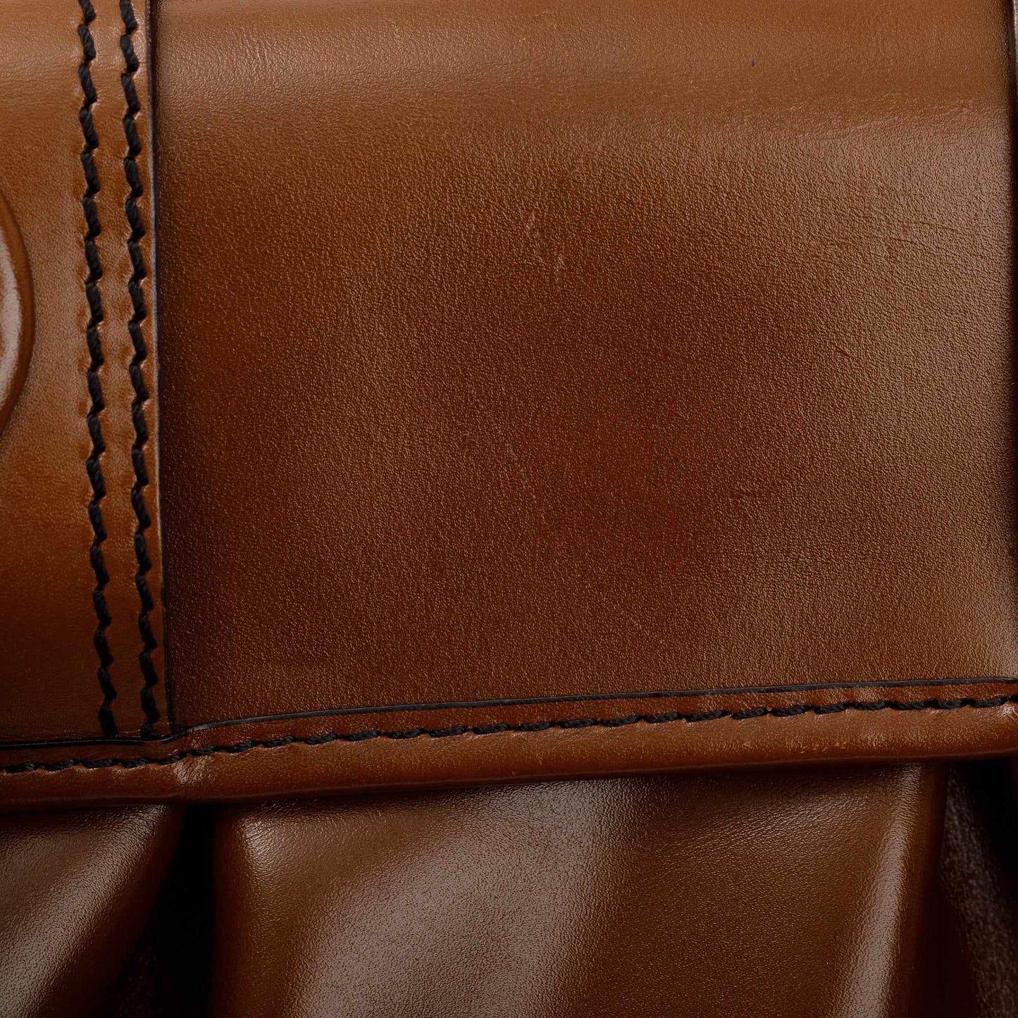 Fendi Brown Leather B Bag