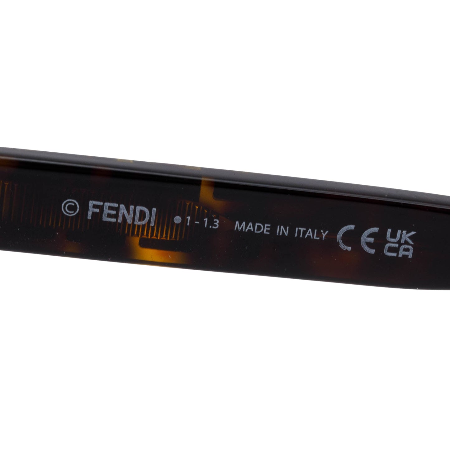 Fendi FE400088U Havana Acetate Cat-Eye Sunglasses