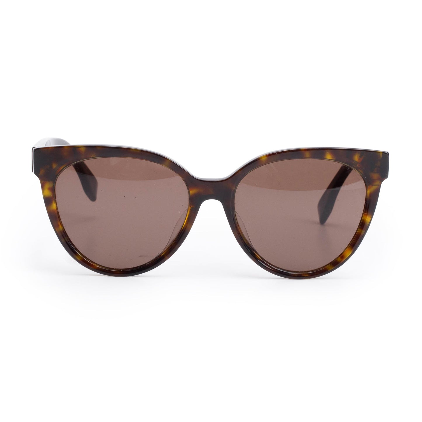 Fendi FE400088U Havana Acetate Cat-Eye Sunglasses