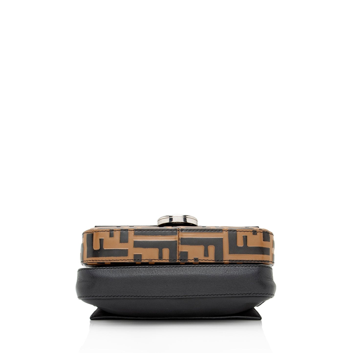 Fendi FF Embossed Calfskin Double Micro Baguette Bag (SHF-yQ8d8d)