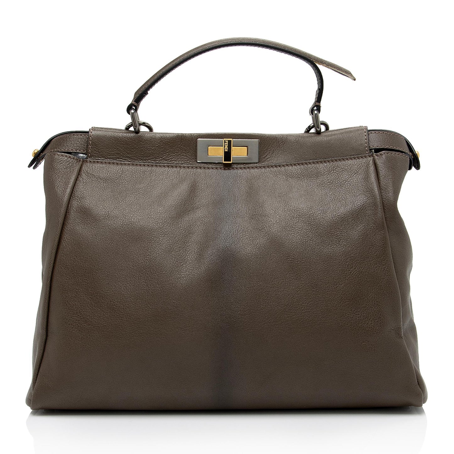 Fendi Goatskin Peekaboo Large Satchel - FINAL SALE (SHF-EF9skv)
