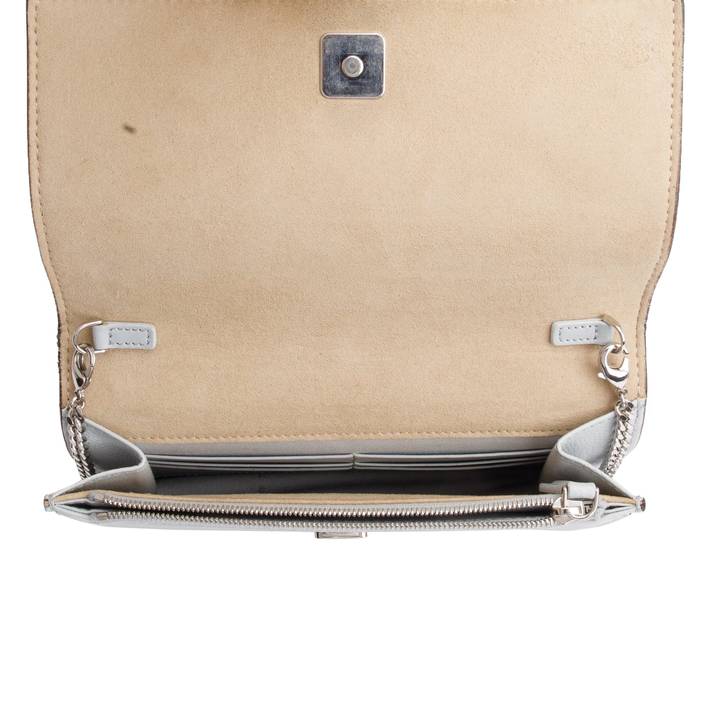 Fendi Multicolour Leather Monster Eyes Tube Wallet on Chain