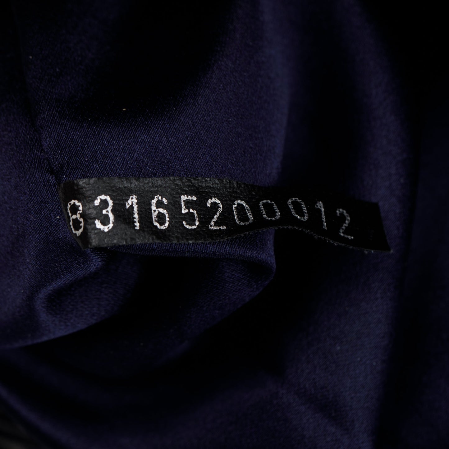 Fendi Navy FF Zucchino Canvas Leather Trimmed Mini Tote