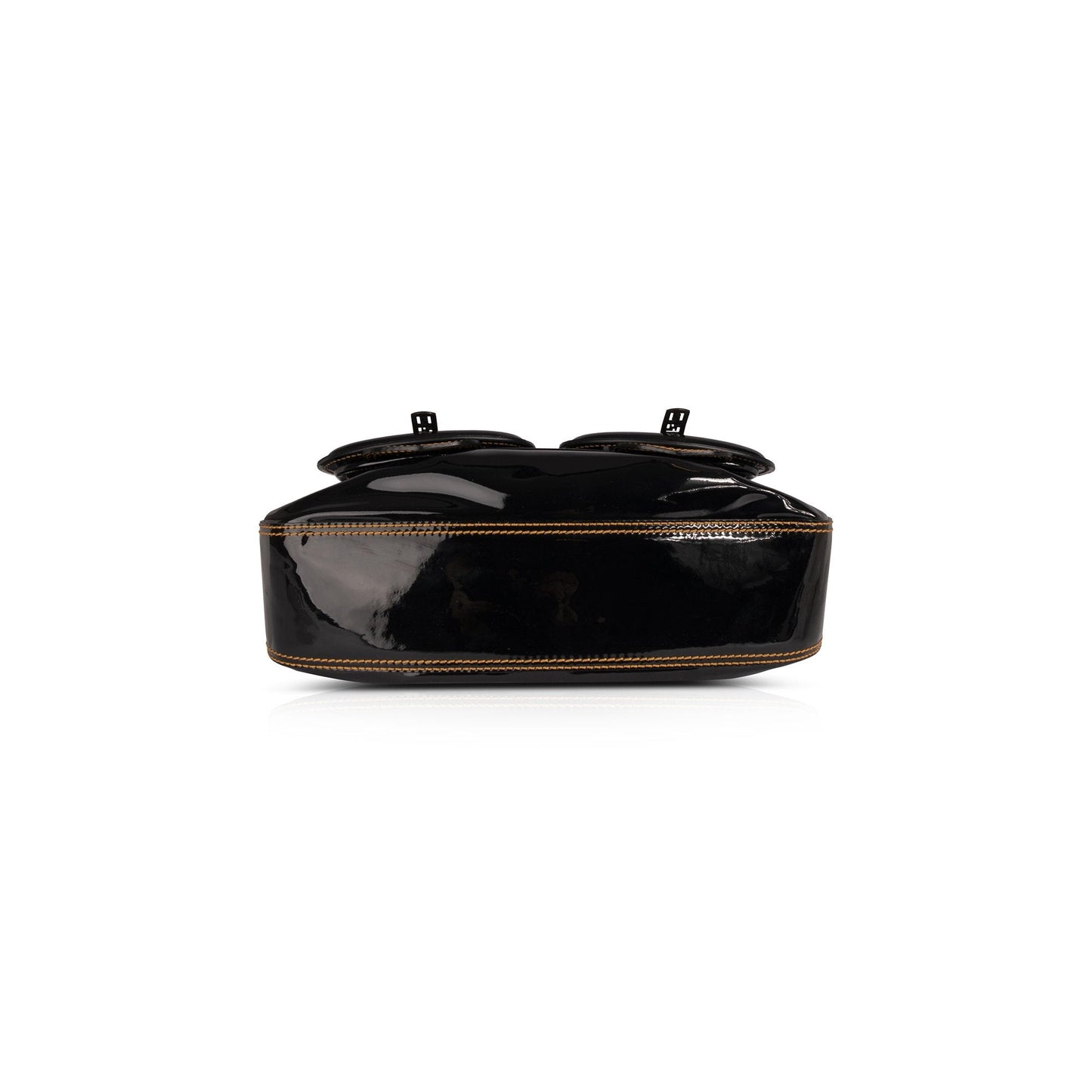 Fendi Patent B. Bis Flap Bag