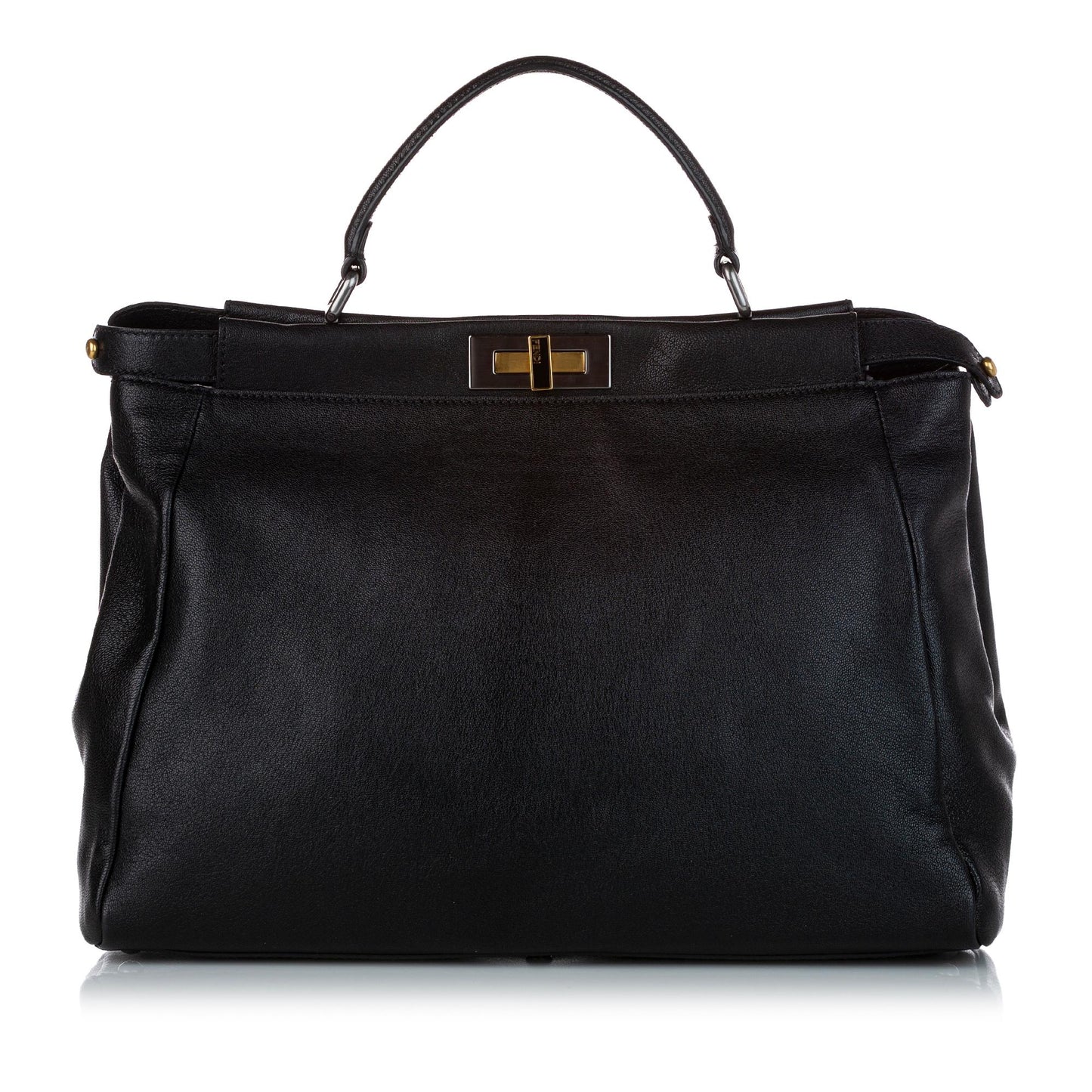 Fendi Peekaboo Leather Satchel (SHG-32463)