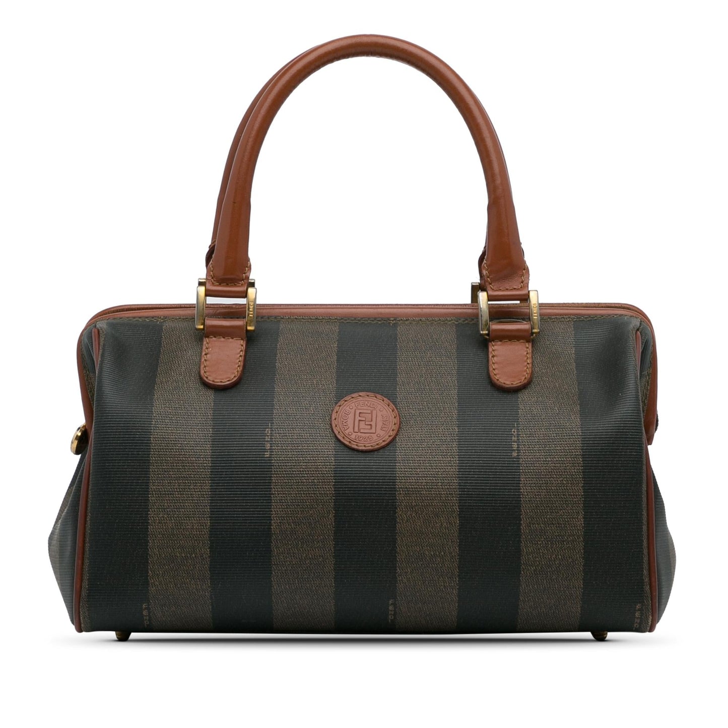 Fendi Pequin Boston Bag (SHG-tpeBC4)