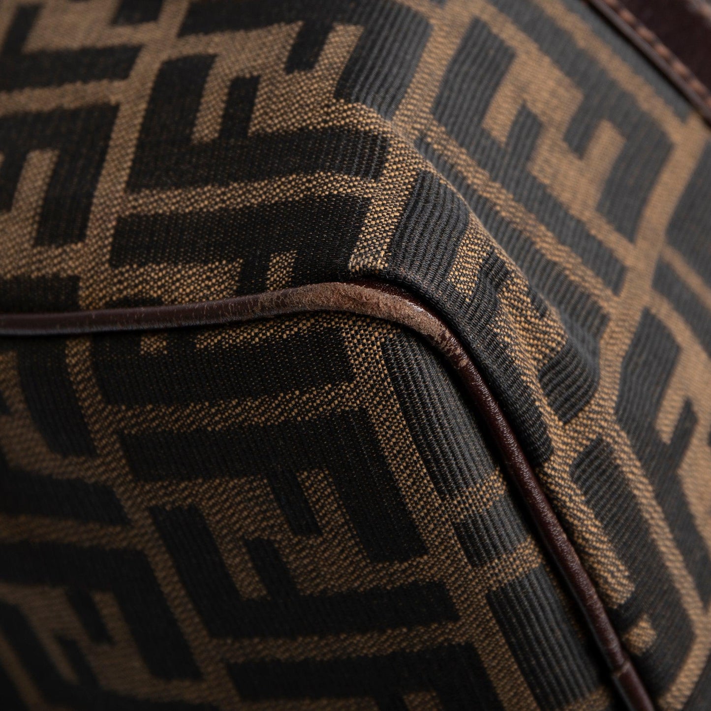 Fendi Zucca Boston Bag