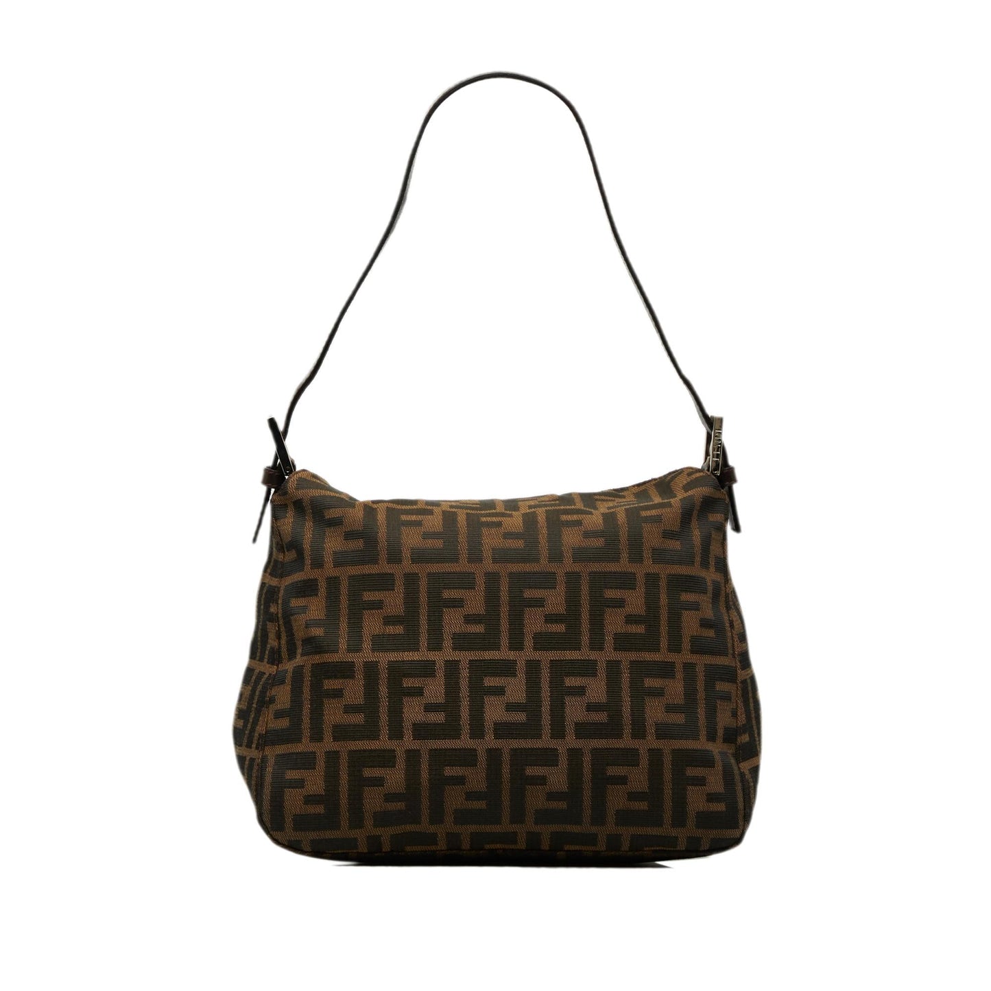Fendi Zucca Double Flap Shoulder Bag (SHG-dEDjEu)