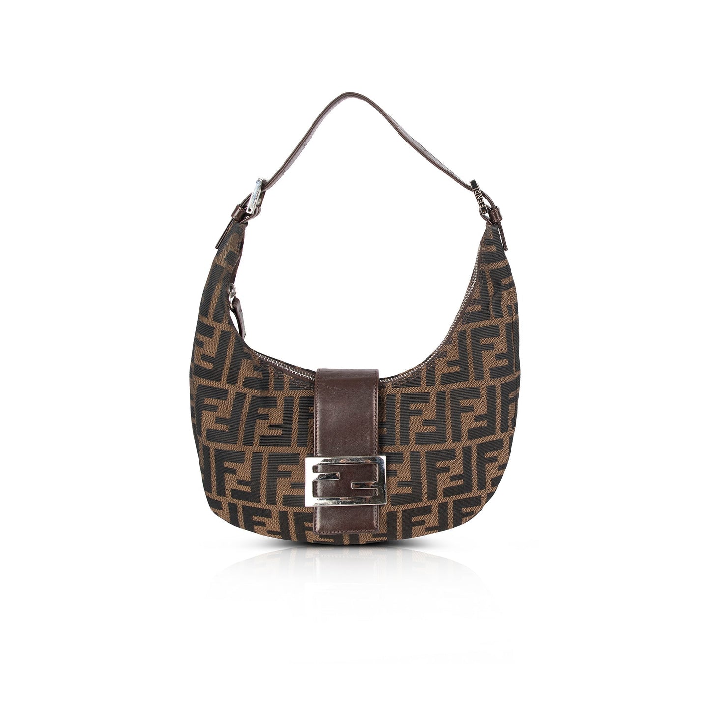 Fendi Zucca Small Hobo Bag