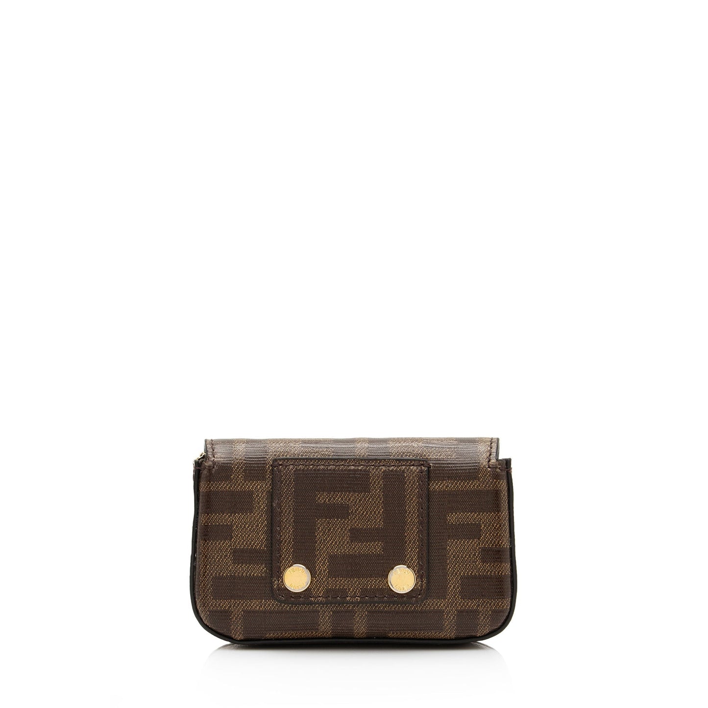 Fendi Zucca Spalmati Nano Baguette Charm Crossbody Bag (SHF-rpZREp)
