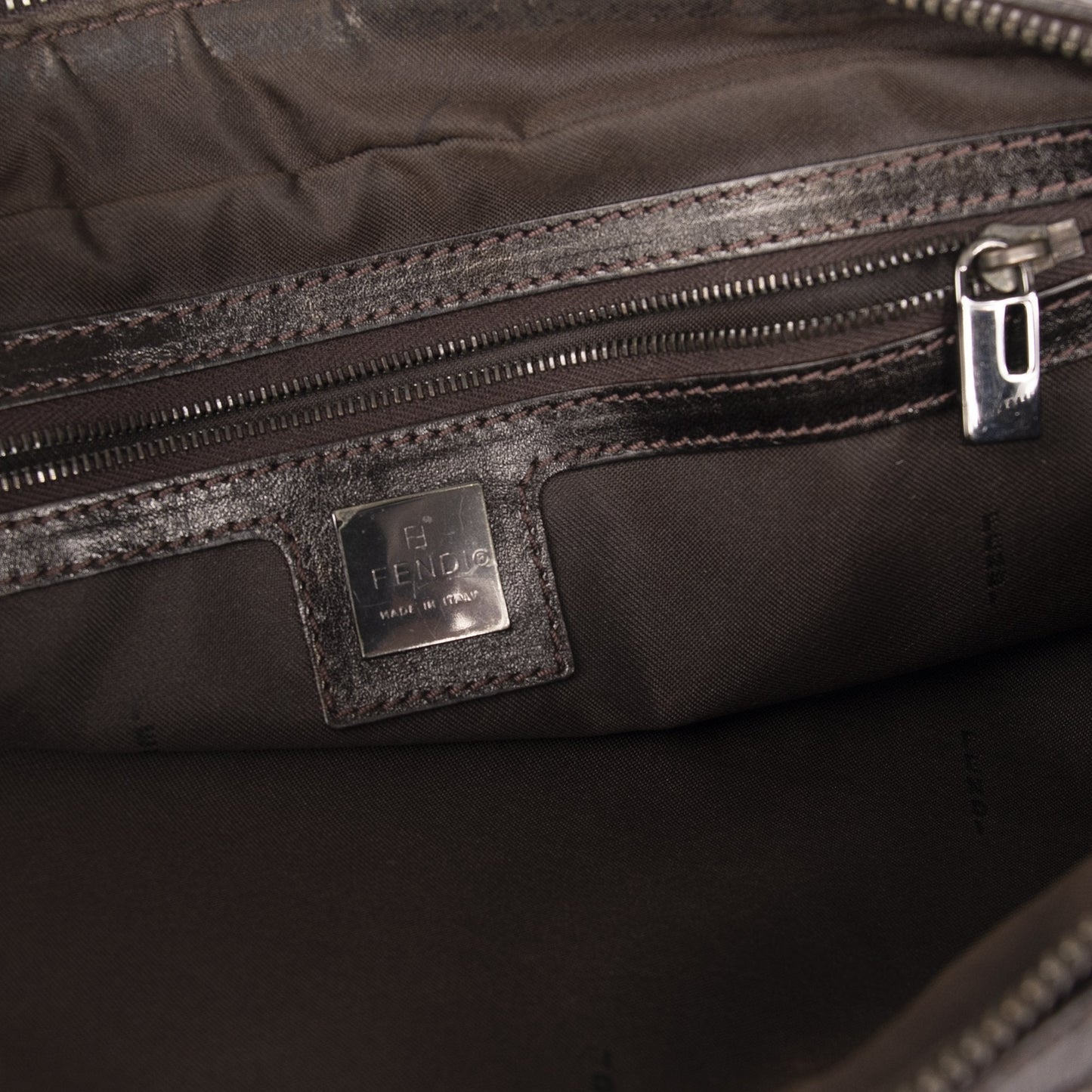 Fendi Zucchino Bowler Bag
