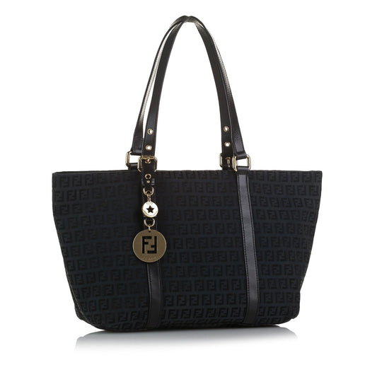 Fendi Zucchino Superstar Canvas Tote (SHG-UfLfjB)