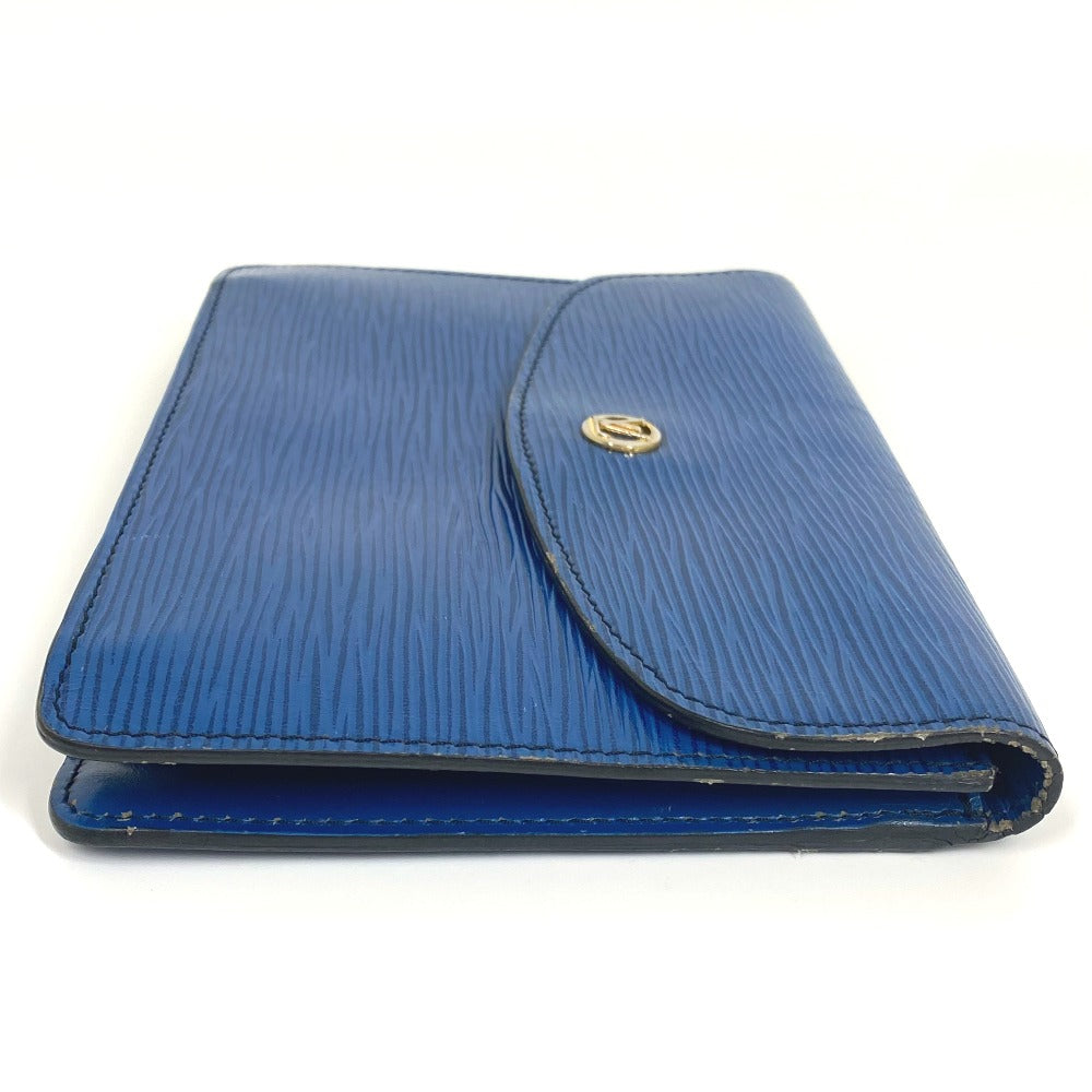LOUIS VUITTON Clutch bag M52655 Epi Leather blue Epi Montagne 23 mens  d