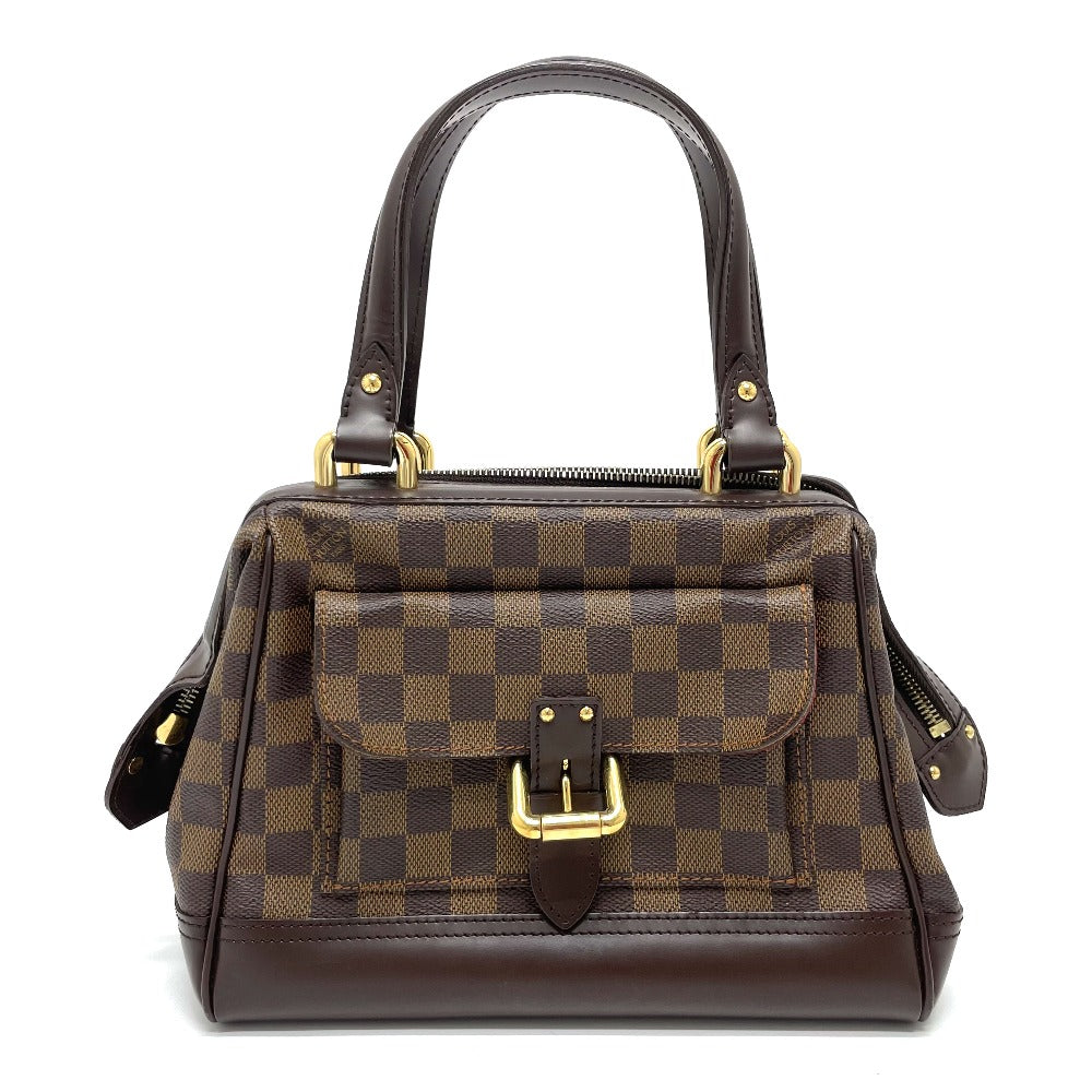 LOUIS VUITTON Handbag N51201 Damier canvas, leather Brown Damier Knightsbridge Women