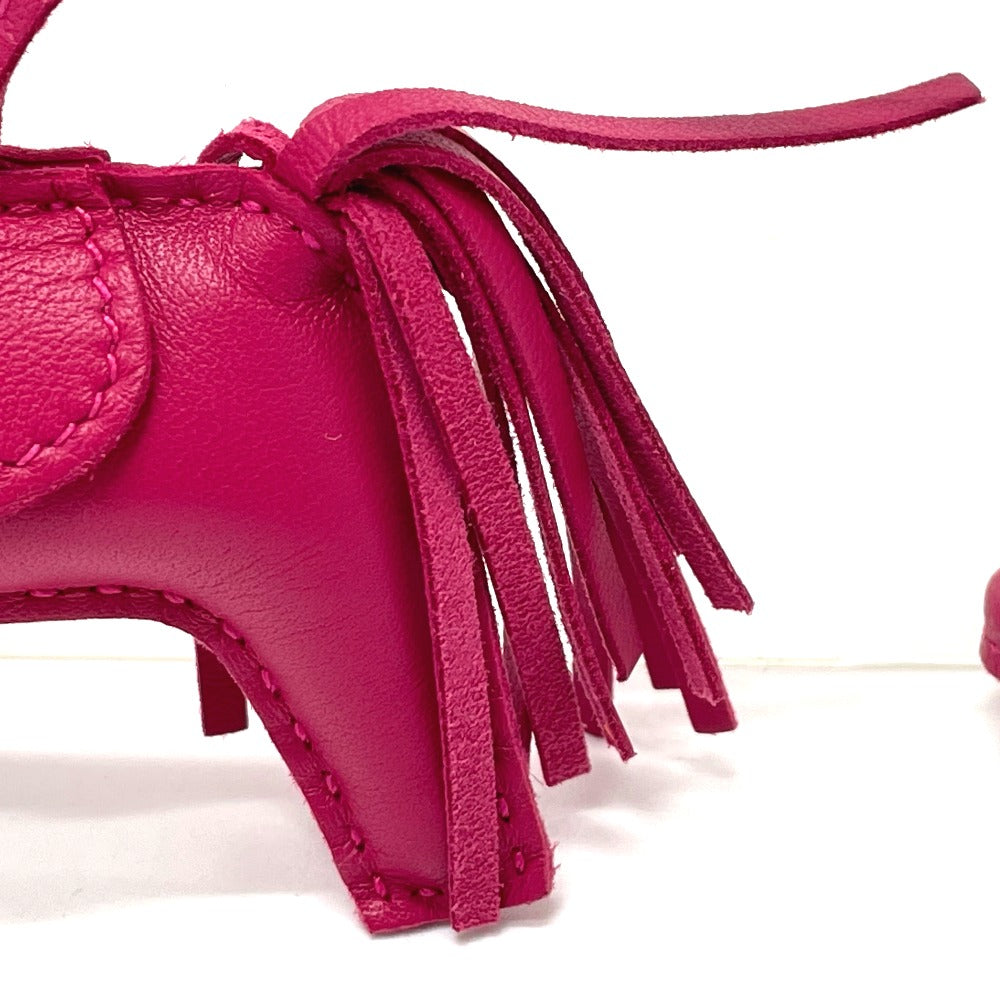 HERMES Bag charm bag bag accessories accessories Horse horse Rodeo PM lambskin purple Women  d
