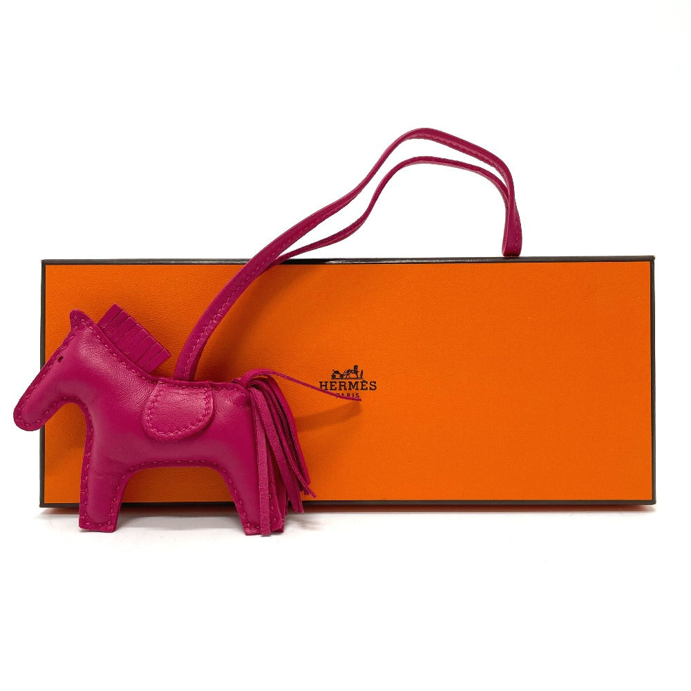 HERMES Bag charm bag bag accessories accessories Horse horse Rodeo PM lambskin purple Women  d