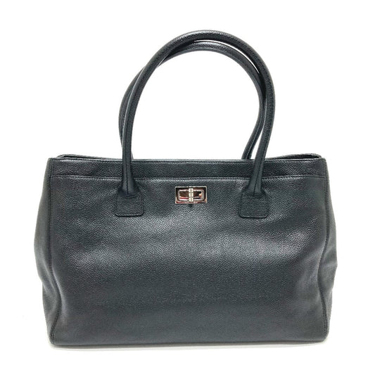 CHANEL Tote Bag A29292 leather black Executive Handbag Women