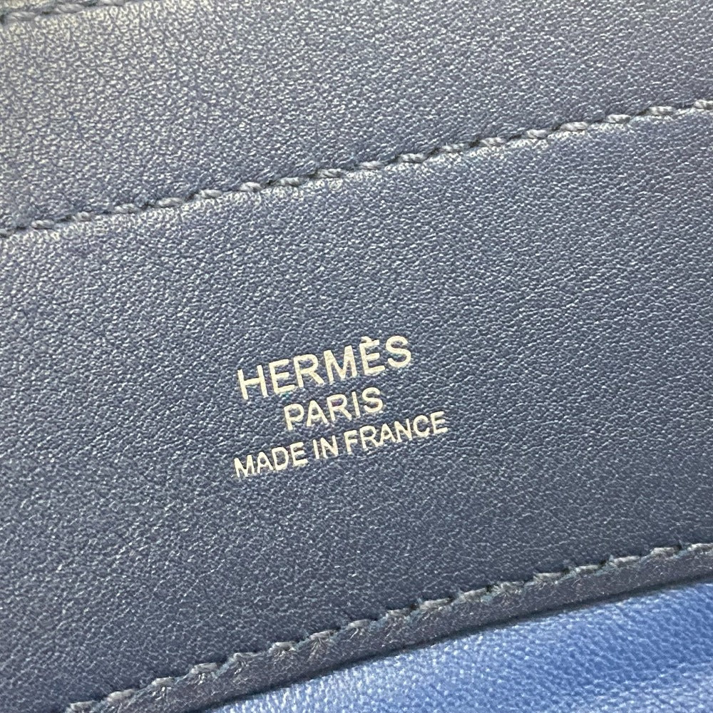 HERMES Shoulder Bag Swift blue leather Arine Mini Women  d