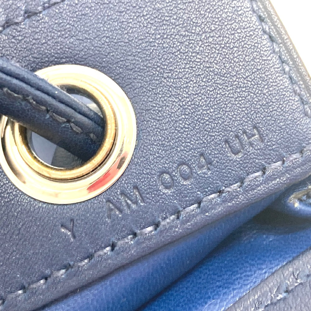 HERMES Shoulder Bag Swift blue leather Arine Mini Women  d