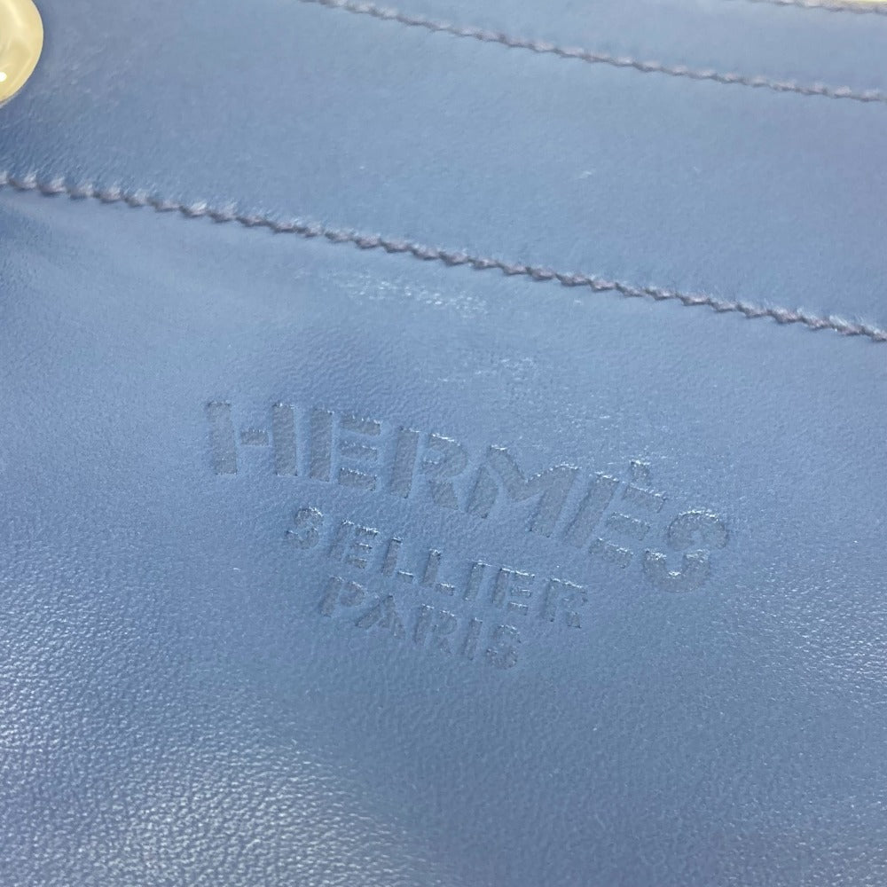 HERMES Shoulder Bag Swift blue leather Arine Mini Women  d