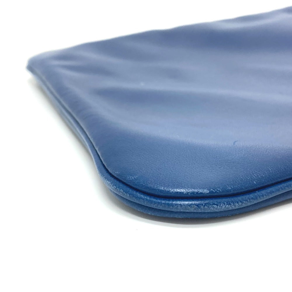 HERMES Shoulder Bag Swift blue leather Arine Mini Women  d