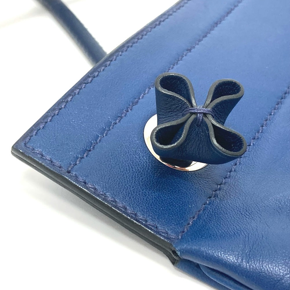 HERMES Shoulder Bag Swift blue leather Arine Mini Women  d