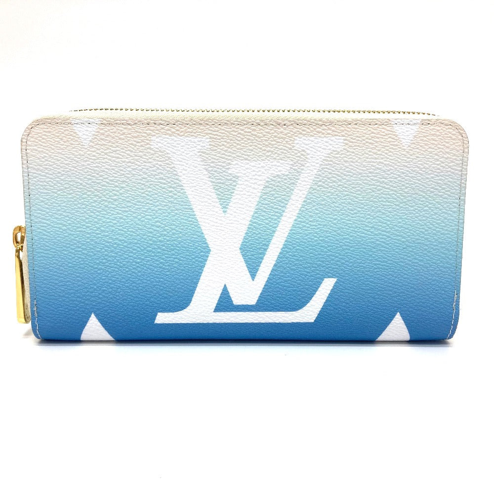 LOUIS VUITTON Long Wallet Purse M80360 Monogram canvas blue Monogram Giant By the pool Women