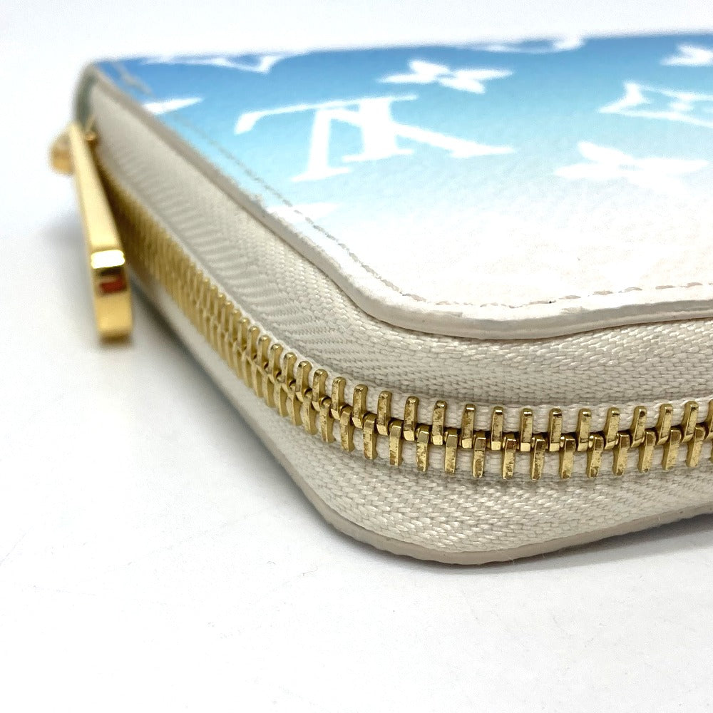 LOUIS VUITTON Long Wallet Purse M80360 Monogram canvas blue Monogram Giant By the pool Women