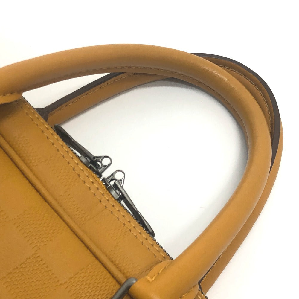 LOUIS VUITTON Business bag N41218 Damier Anfini Leather Yellow type Anfini Handbag Women  d