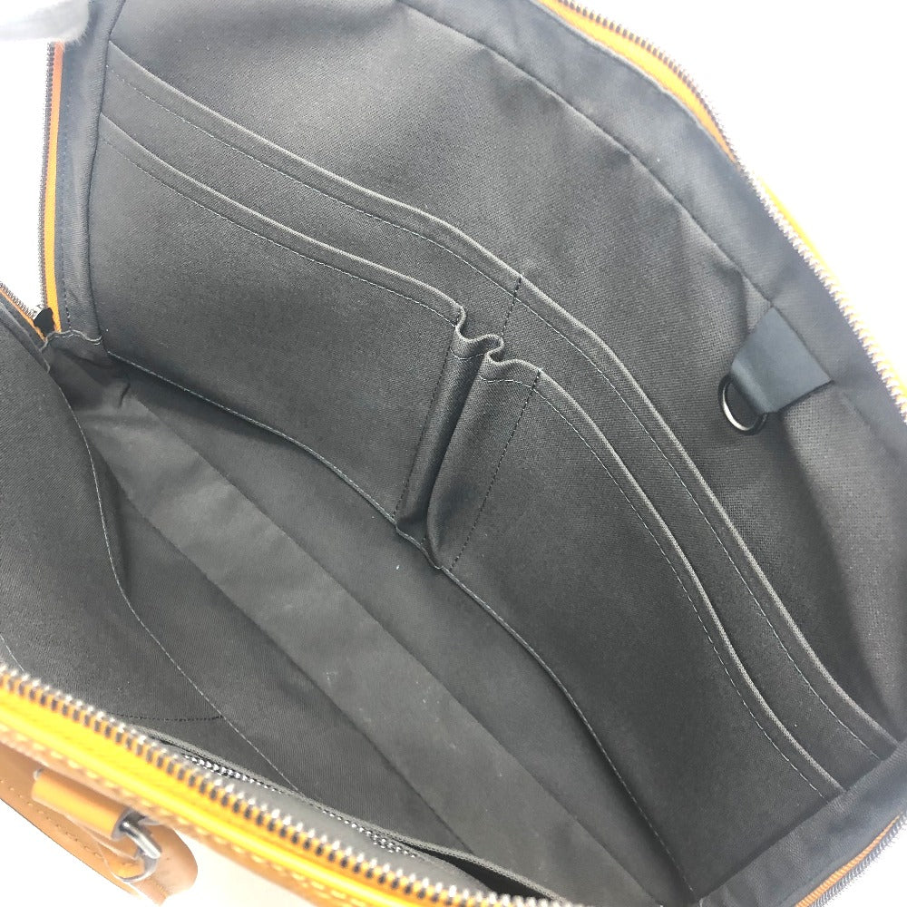 LOUIS VUITTON Business bag N41218 Damier Anfini Leather Yellow type Anfini Handbag Women  d