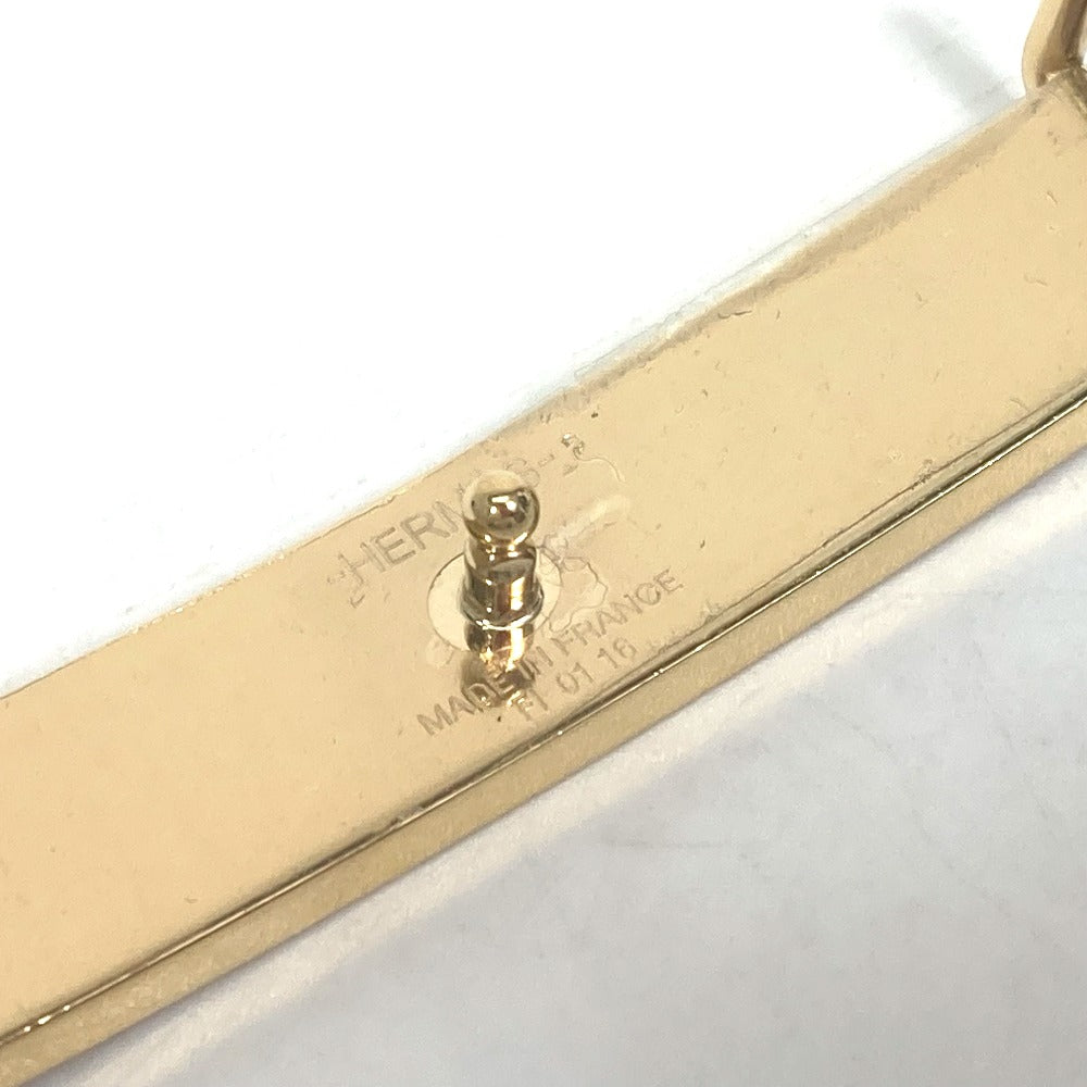 HERMES belt leather yellow Thin belt Women 70  d