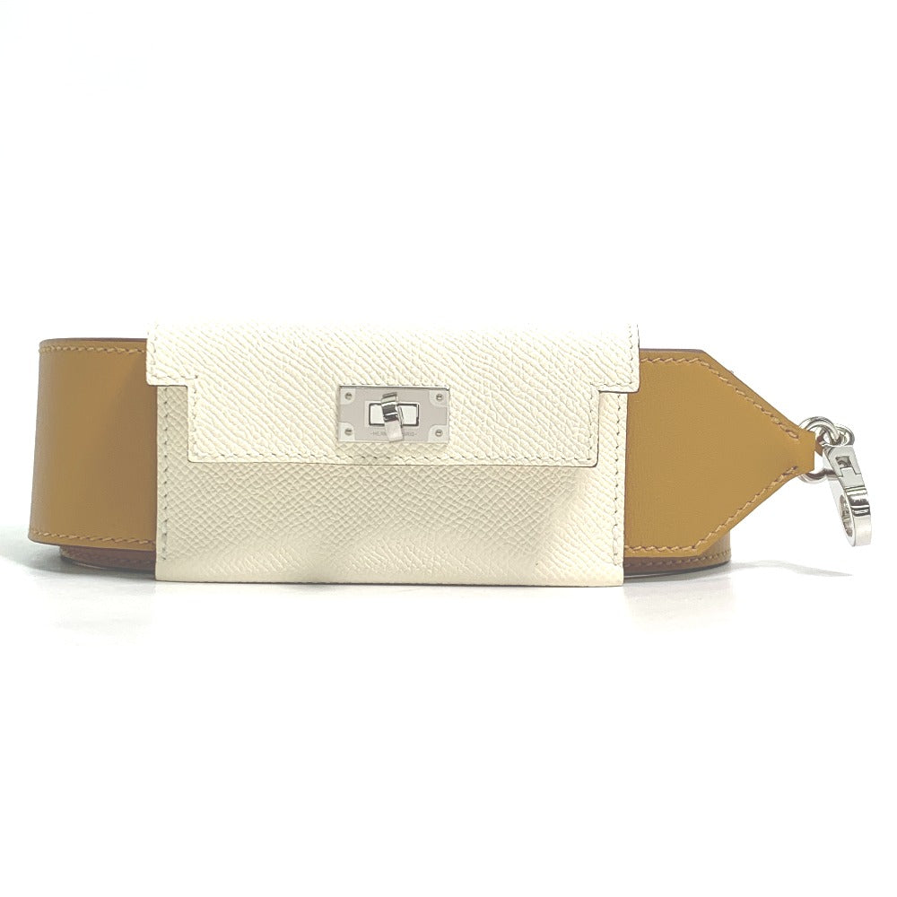 HERMES Shoulder strap Swift, Epsom beige bandouliere Bag strap Women  d