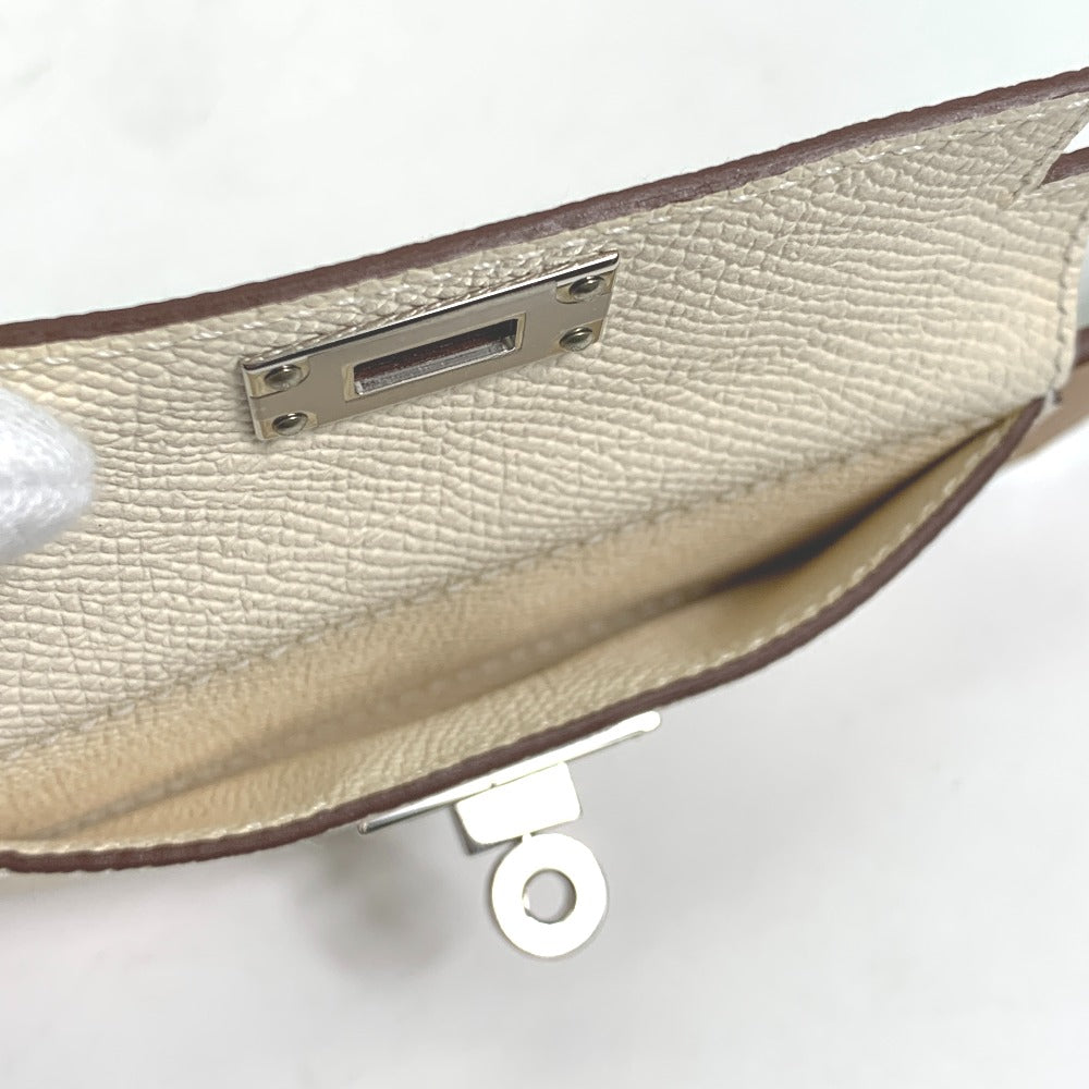 HERMES Shoulder strap Swift, Epsom beige bandouliere Bag strap Women  d