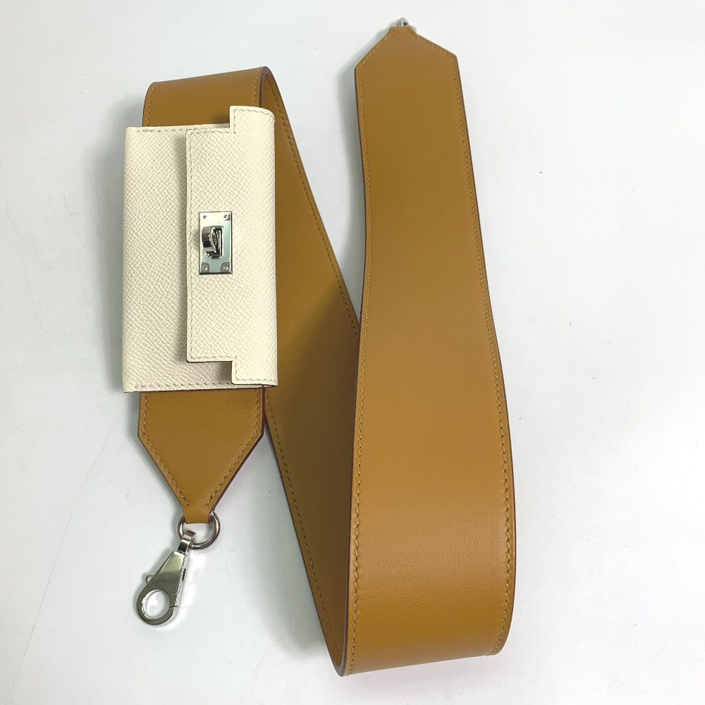 HERMES Shoulder strap Swift, Epsom beige bandouliere Bag strap Women  d