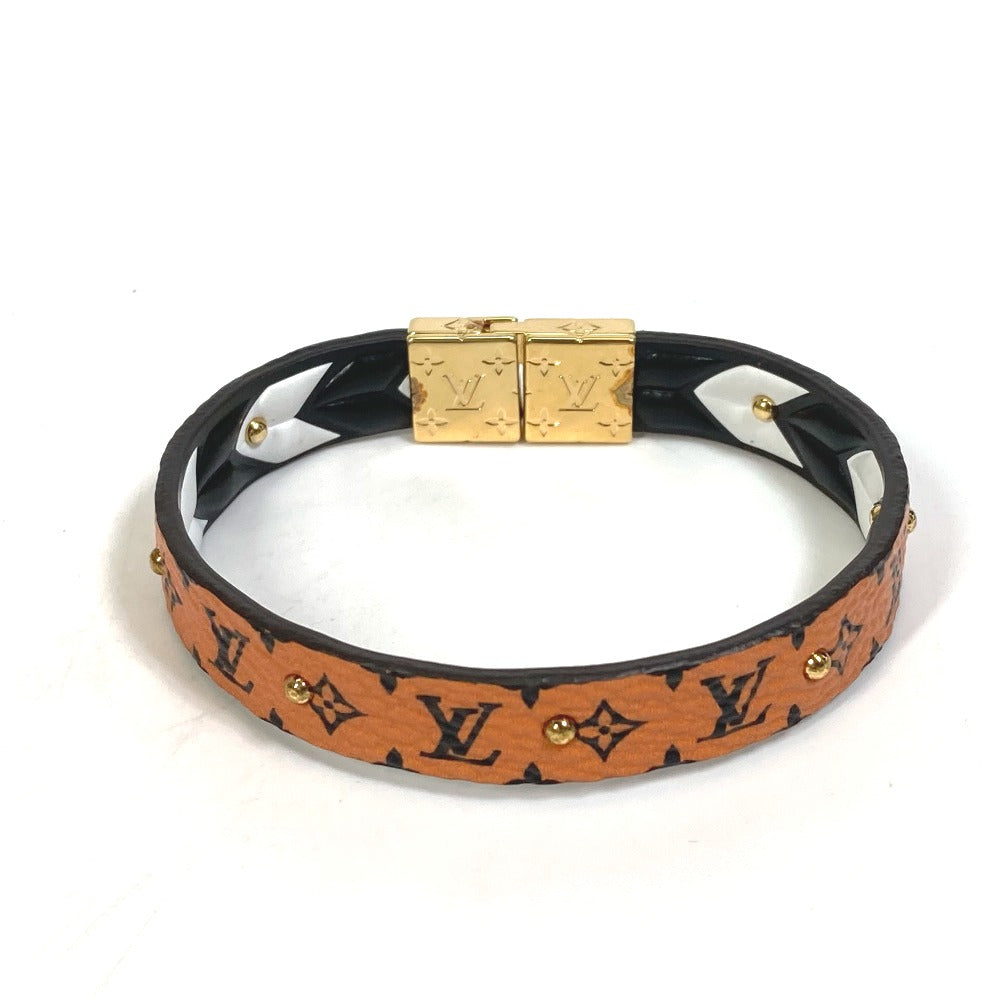LOUIS VUITTON bracelet M6774F Monogram canvas Brown Monogram LV Crafty reversible bracelet Women
