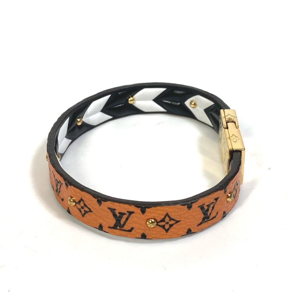 LOUIS VUITTON bracelet M6774F Monogram canvas Brown Monogram LV Crafty reversible bracelet Women