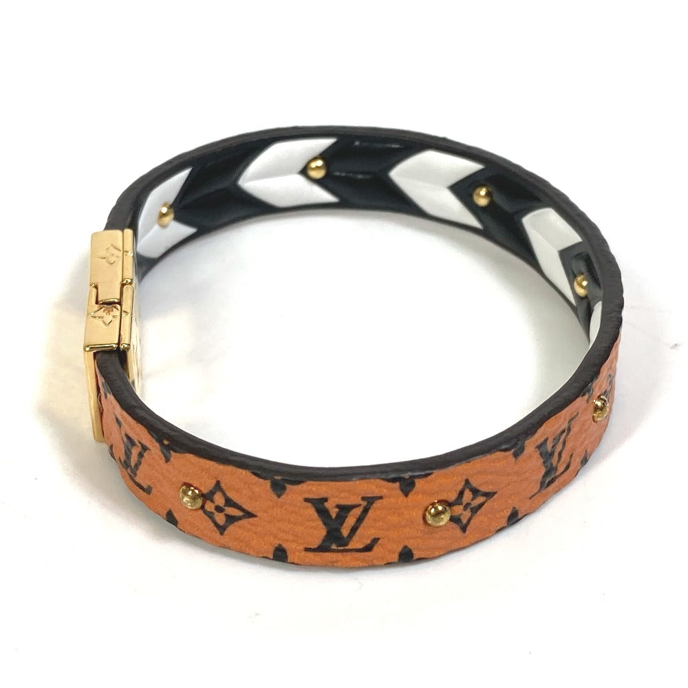 LOUIS VUITTON bracelet M6774F Monogram canvas Brown Monogram LV Crafty reversible bracelet Women