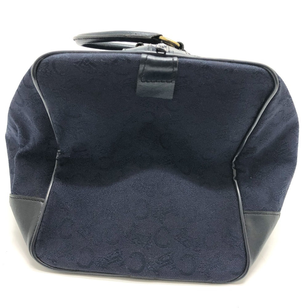 CELINE Boston Duffel bag Canvas / leather Navy C Macadam Carriage   Women