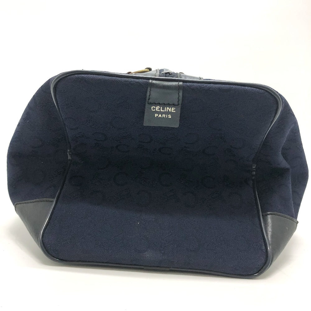 CELINE Boston Duffel bag Canvas / leather Navy C Macadam Carriage   Women