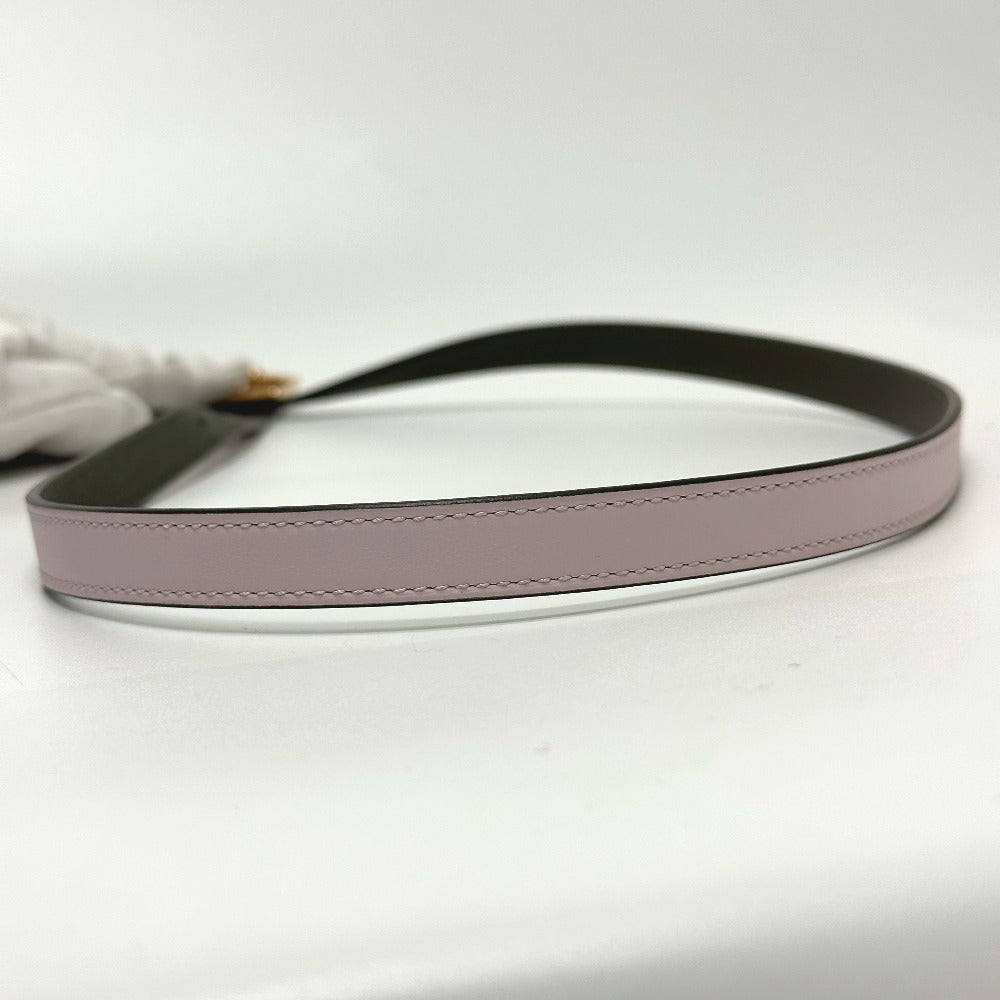 HERMES belt Vaux Swift, Epsom pink/khaki Cadena/fashion accessories Lucky 15 PM Women  d