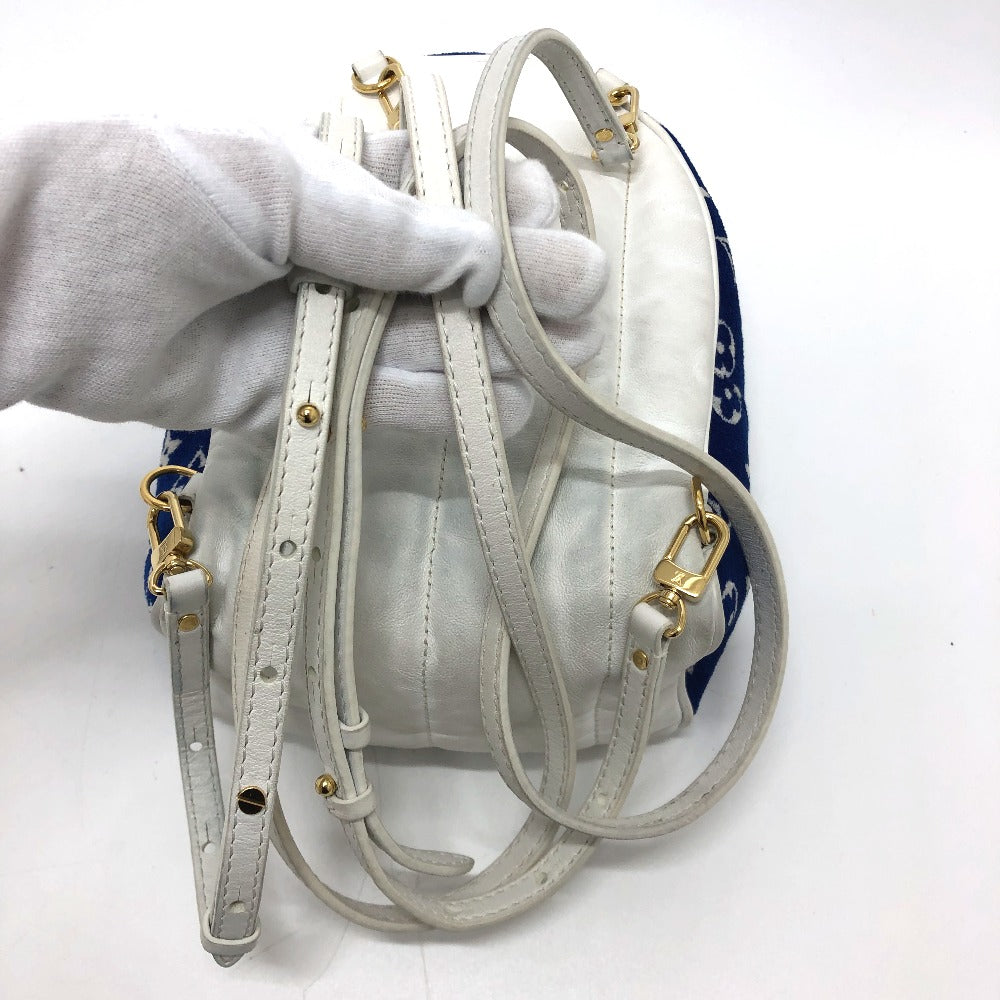 LOUIS VUITTON Backpack M46207 Jacquard , Monogram Jacquard blue Monogram jacquard Palm Springs Mini Women  d