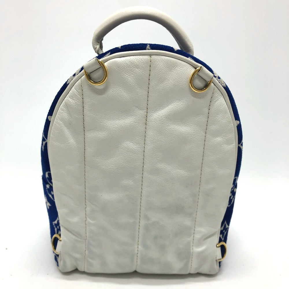 LOUIS VUITTON Backpack M46207 Jacquard , Monogram Jacquard blue Monogram jacquard Palm Springs Mini Women  d