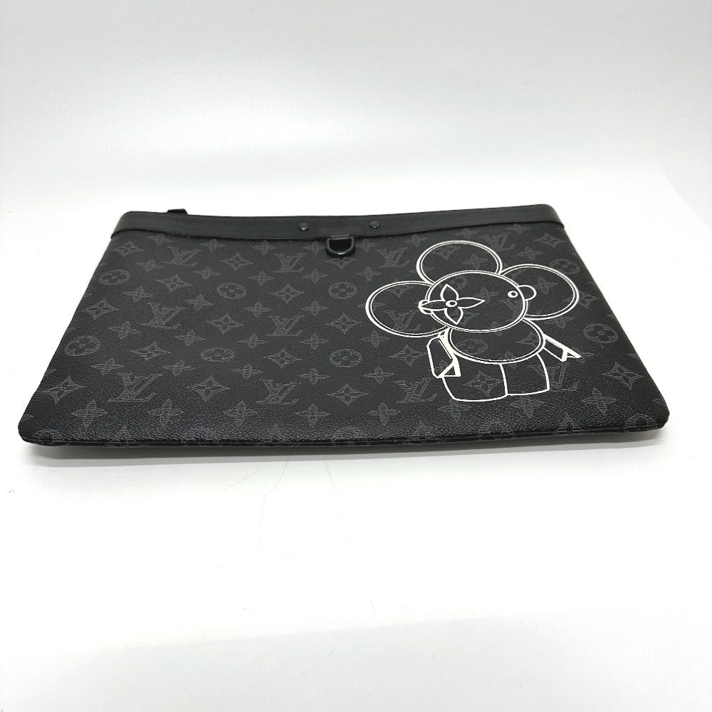 LOUIS VUITTON Clutch bag M52904 Monogram Eclipse Canvas black Bag Monogram Eclipse Pochette Apollo Vivienne mens  d