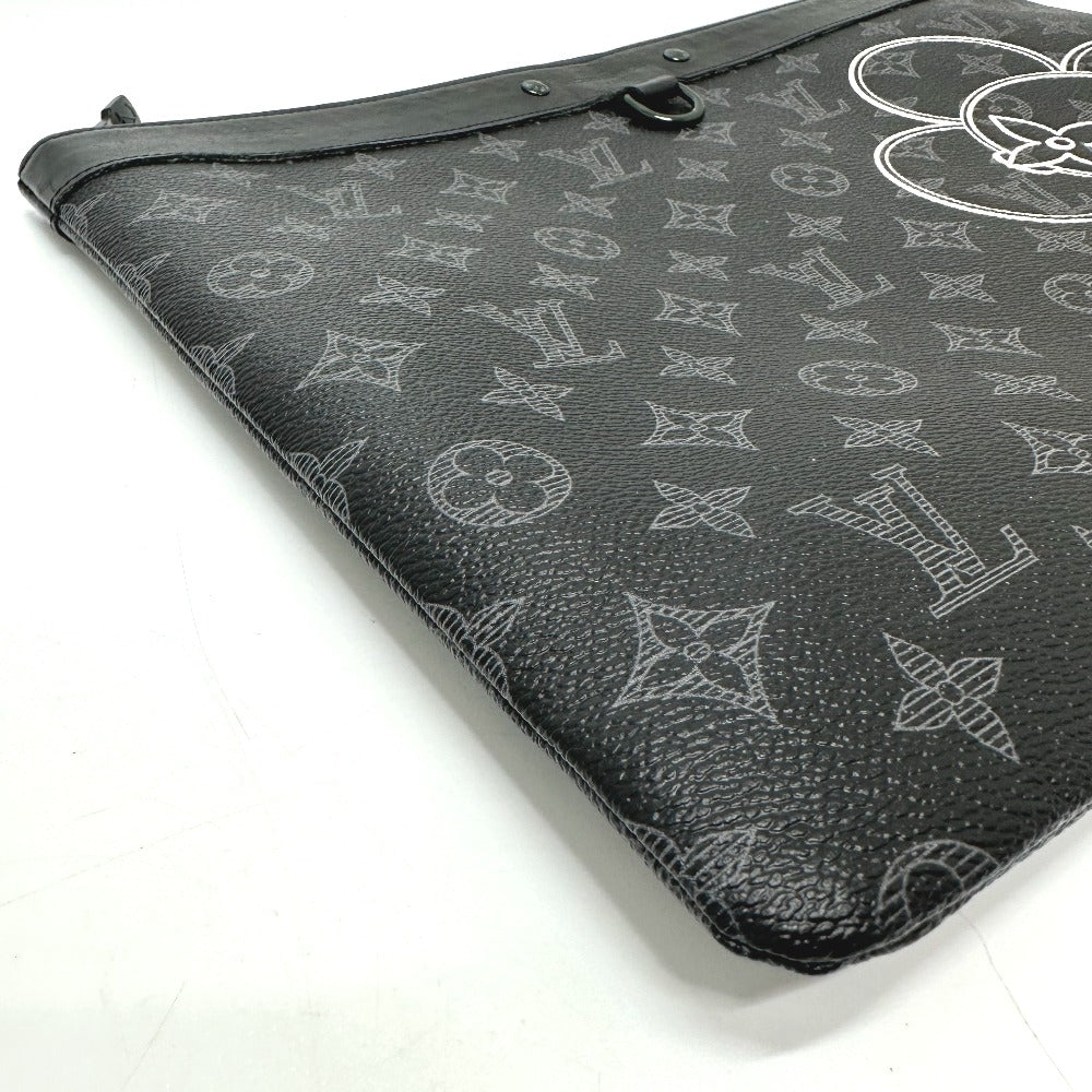 LOUIS VUITTON Clutch bag M52904 Monogram Eclipse Canvas black Bag Monogram Eclipse Pochette Apollo Vivienne mens  d