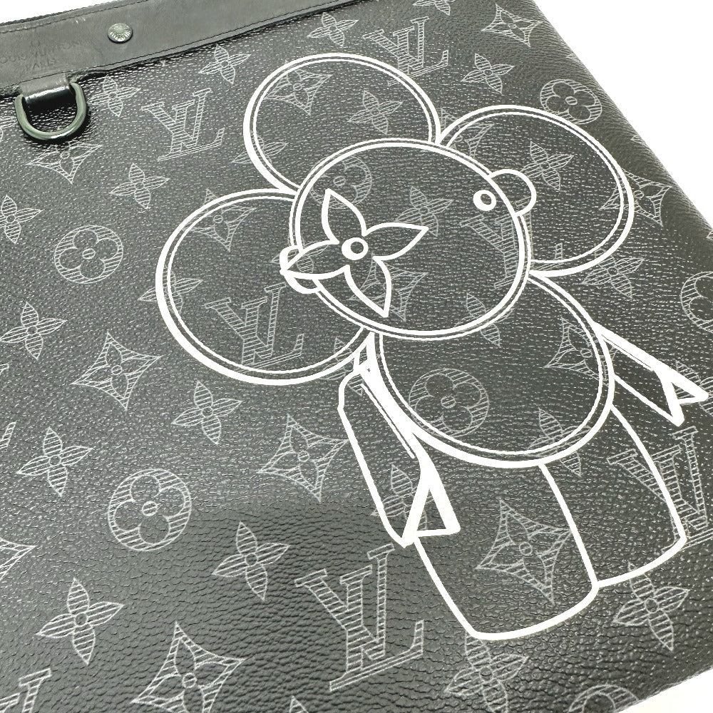 LOUIS VUITTON Clutch bag M52904 Monogram Eclipse Canvas black Bag Monogram Eclipse Pochette Apollo Vivienne mens  d
