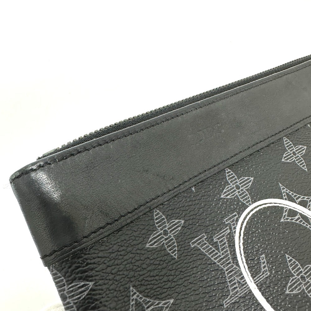 LOUIS VUITTON Clutch bag M52904 Monogram Eclipse Canvas black Bag Monogram Eclipse Pochette Apollo Vivienne mens  d