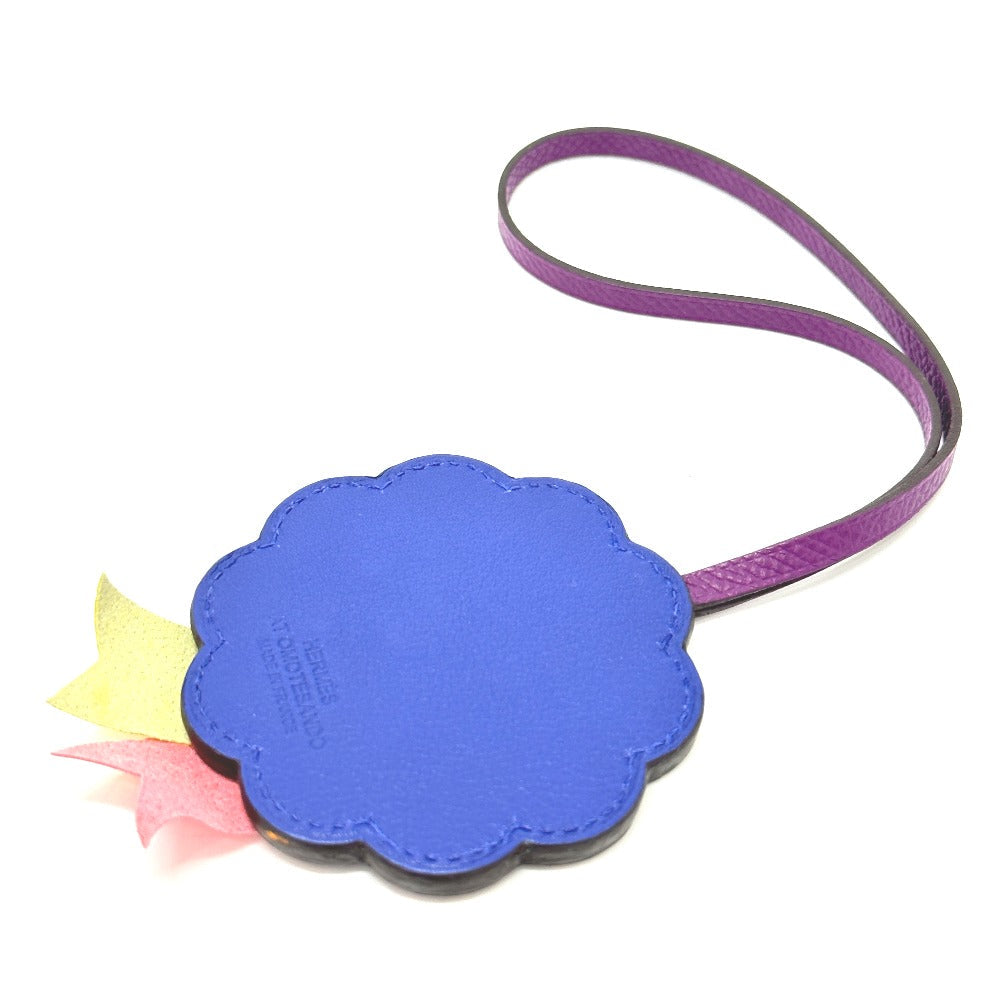 HERMES Bag charm Anyomilo / Epsom purple flour Limited to Omotesando Women  d